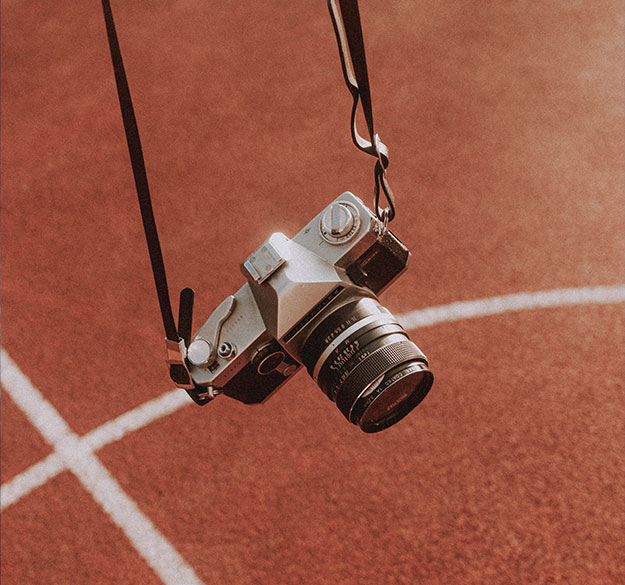 Camera On A Basketball