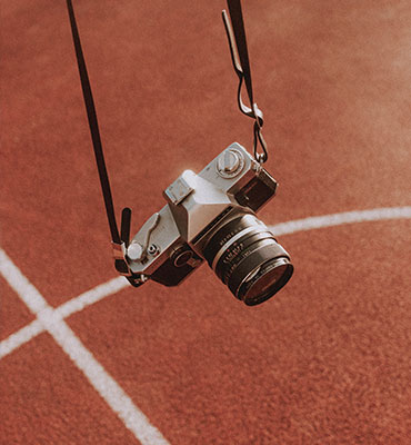 Camera On A Basketball